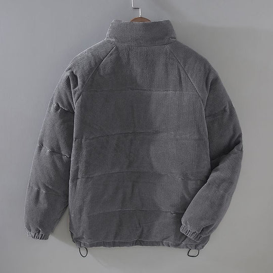 Heren Winterjas Corduroy Met Zachte Voering Voor Comfortabele Herfstdagen 2