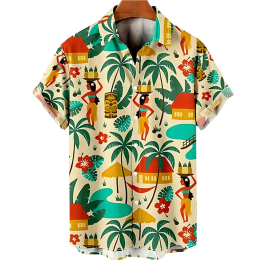 Heren Zomer Shirt Luchtig en Comfortabel 0