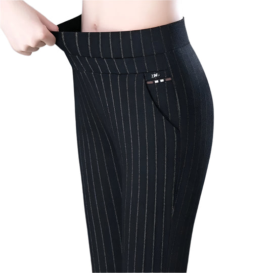 Damesbroek Hoge Taille Elastisch Comfortabel Aansluitend 2