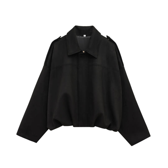 Kvinners Bomberjakke Uformell Stil Trendy Design