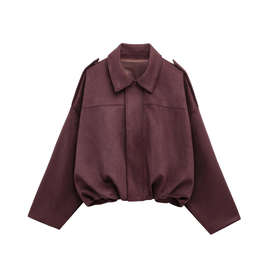 Kvinners Bomberjakke Uformell Stil Trendy Design