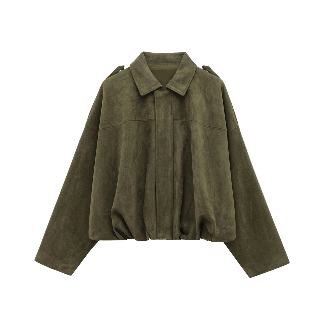 Kvinners Bomberjakke Uformell Stil Trendy Design