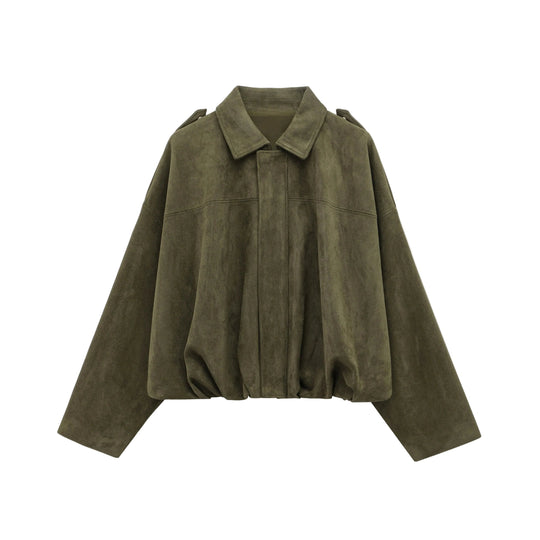Kvinners Bomberjakke Uformell Stil Trendy Design