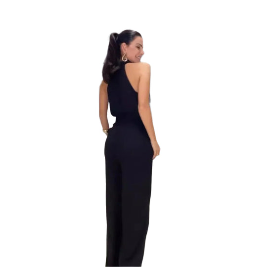 Dam Jumpsuit Sommar Ergonomisk Hållbar Polyester-3