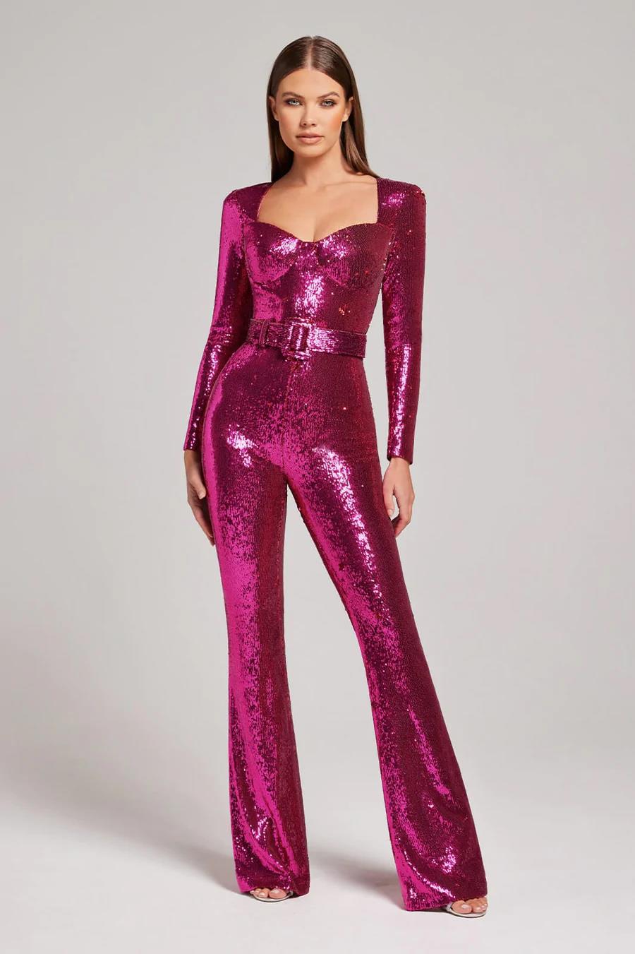 Variant image for Dam Jumpsuit Långärmad Elegant Polyester-18