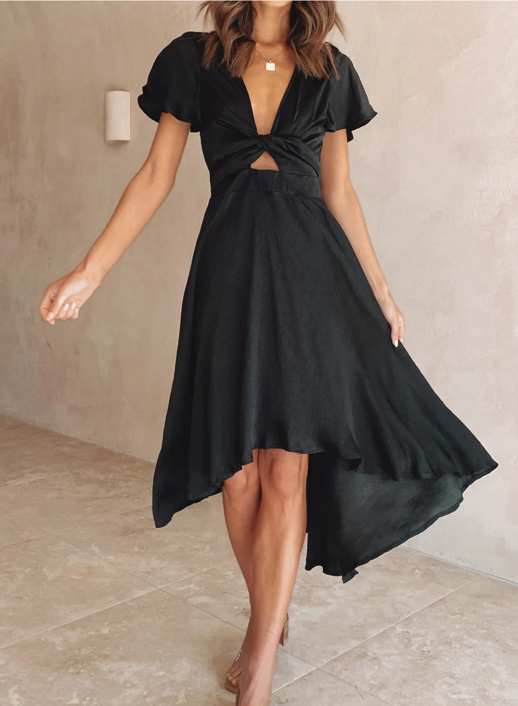 Dames Maxi Jurk Vloeiende Pasvorm Polyester voor Zomer Events 4