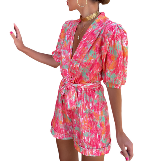 Dames Jumpsuit Comfortabel Zomer Katoen 1