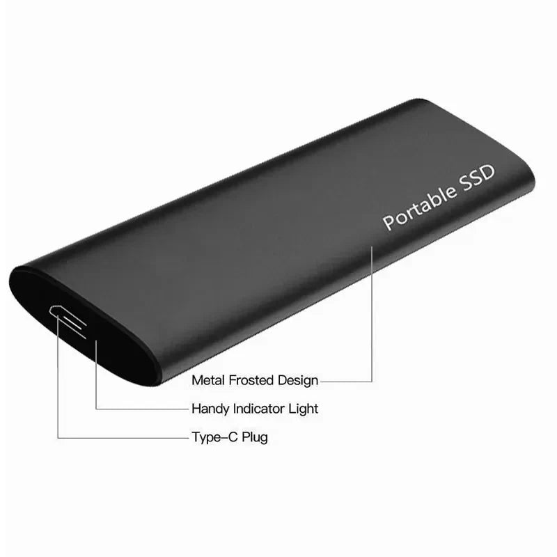 外付けハードドライブ 4TB USB-C ポータブルデザイン