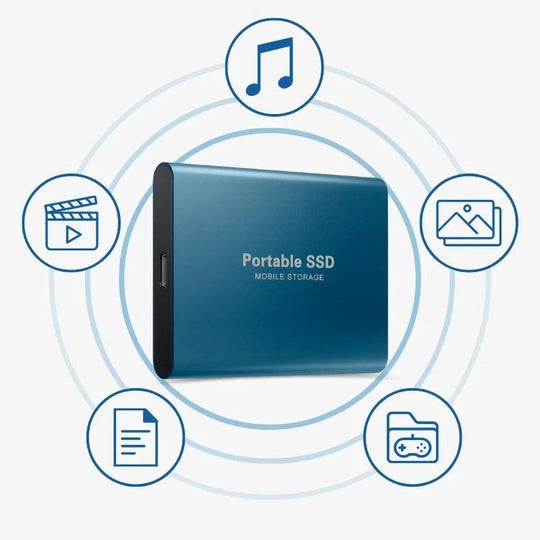 外付けSSD ポータブル アルミニウム製 1TB～30TB 耐衝撃・防水仕様