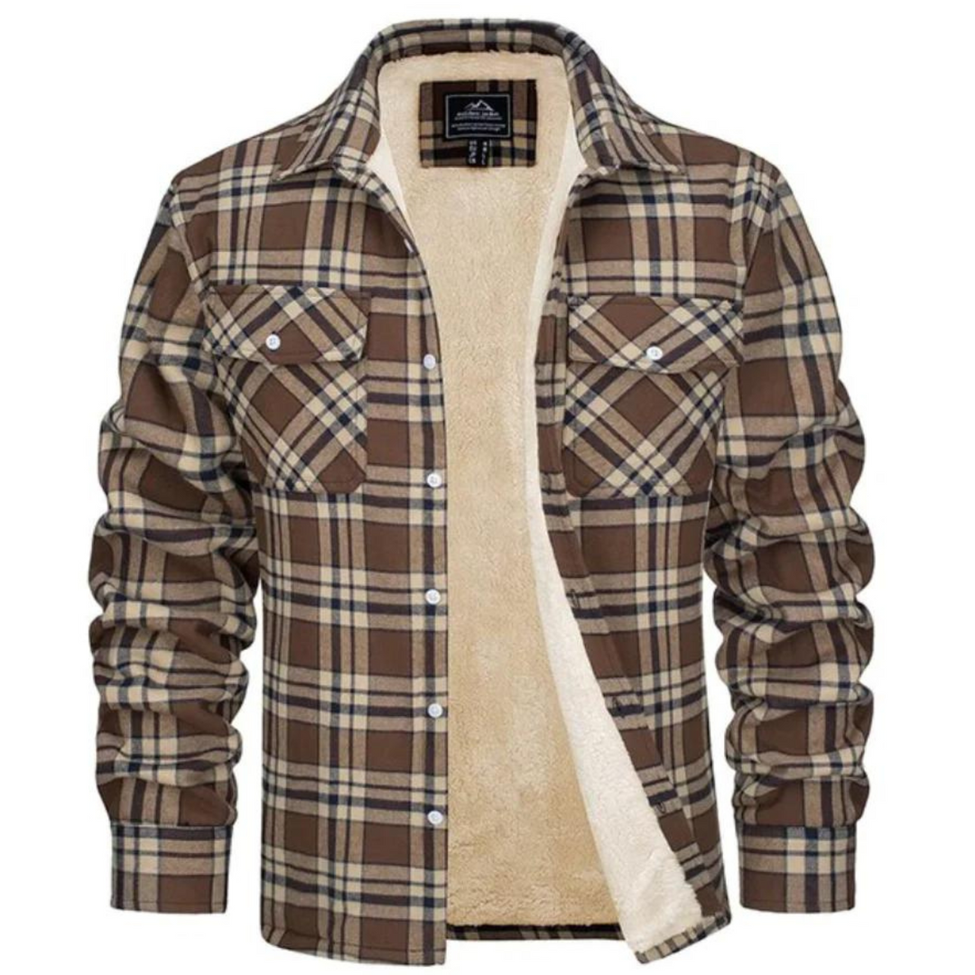Vrouwen Fleece Gevoerde Ruitjack Comfortabel voor Herfst en Winter 7