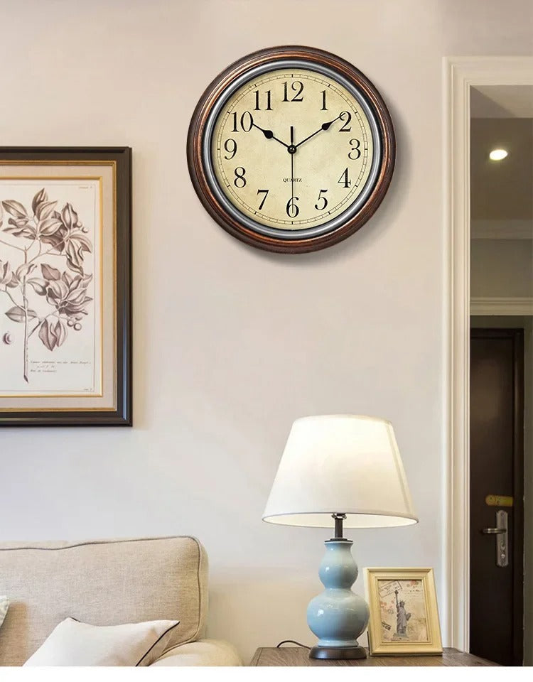 Wandklok Klassiek Design Stille Werking 1