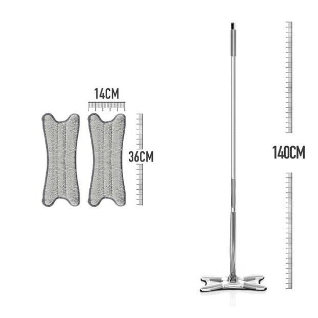 Xタイプ｜マイクロファイバー床拭きモップ