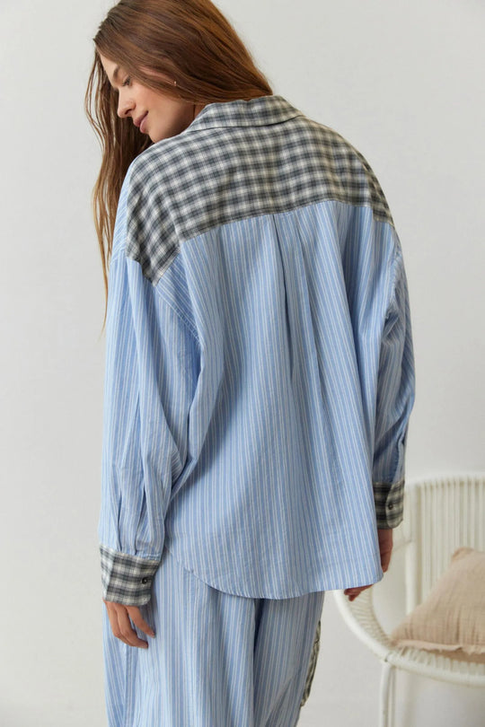 Dames Pyjama Fleece Comfortabel Warme Nachtkleding 3