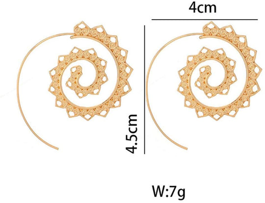 ボヘミアン・スパイラル・ヒッピー・ピアス