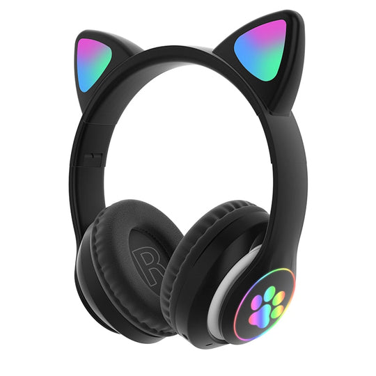 かわいい猫耳Bluetoothヘッドフォン