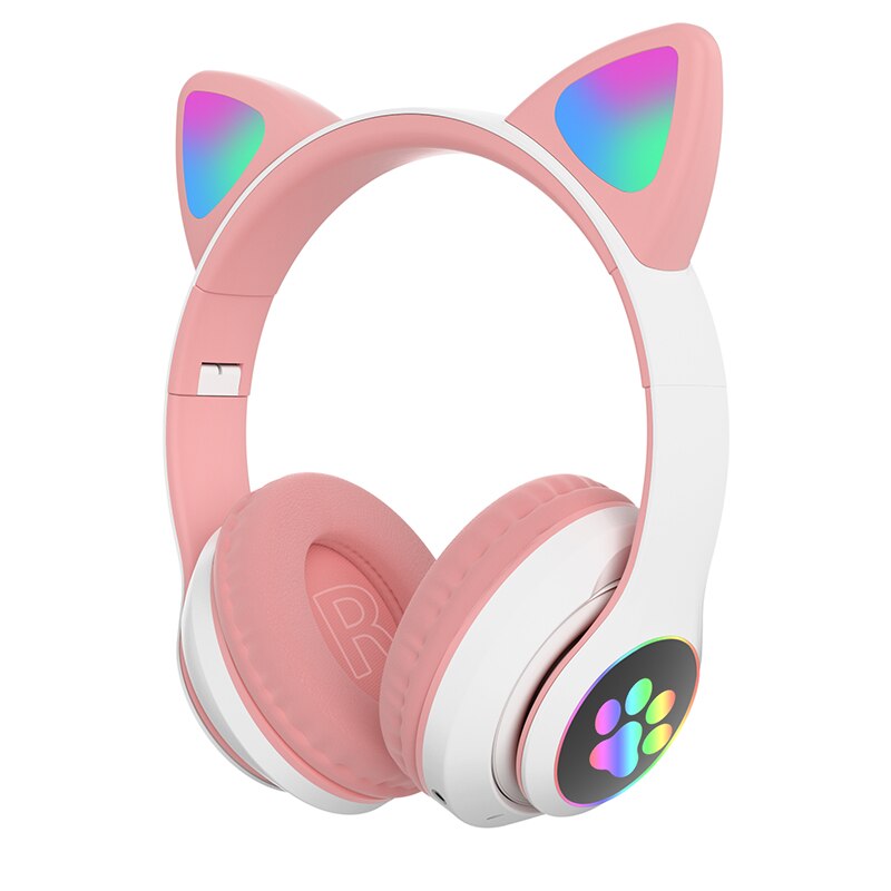 かわいい猫耳Bluetoothヘッドフォン