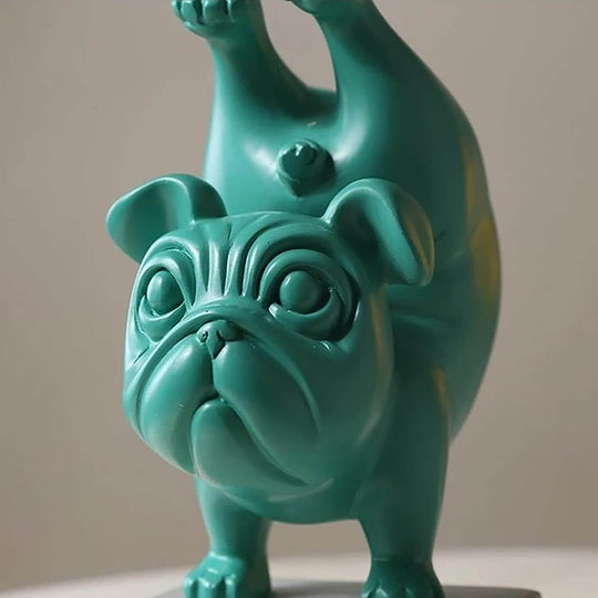 ヨガ・ブルドッグ像